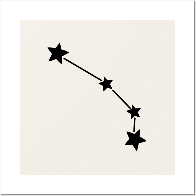 Aries Constellation Wall Art by Nessanya